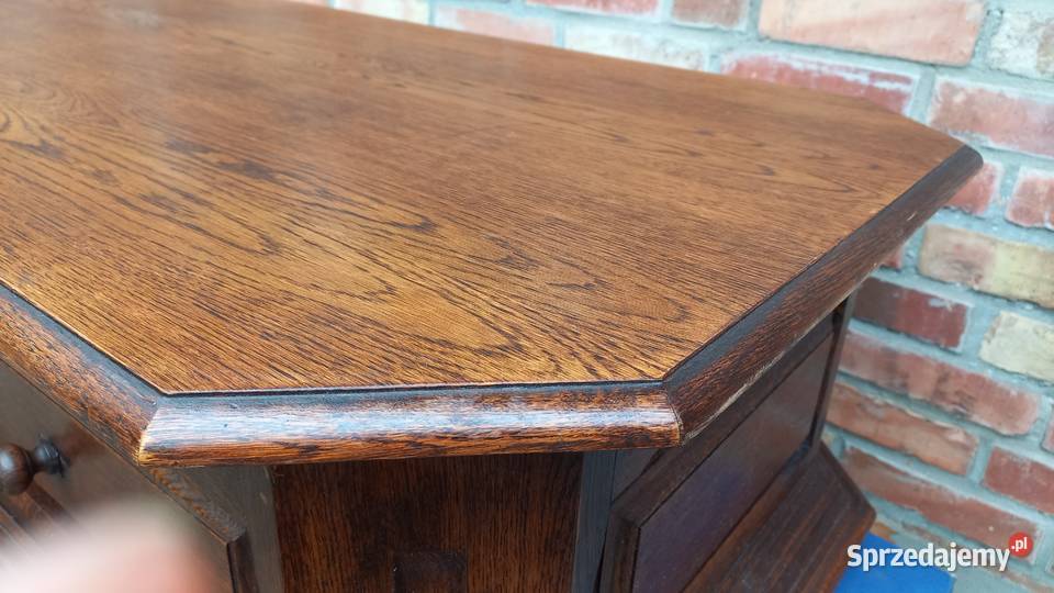 Stolik kawowy dębowy z szufladami holenderski zachodniopomorskie Gawroniec sprzedam