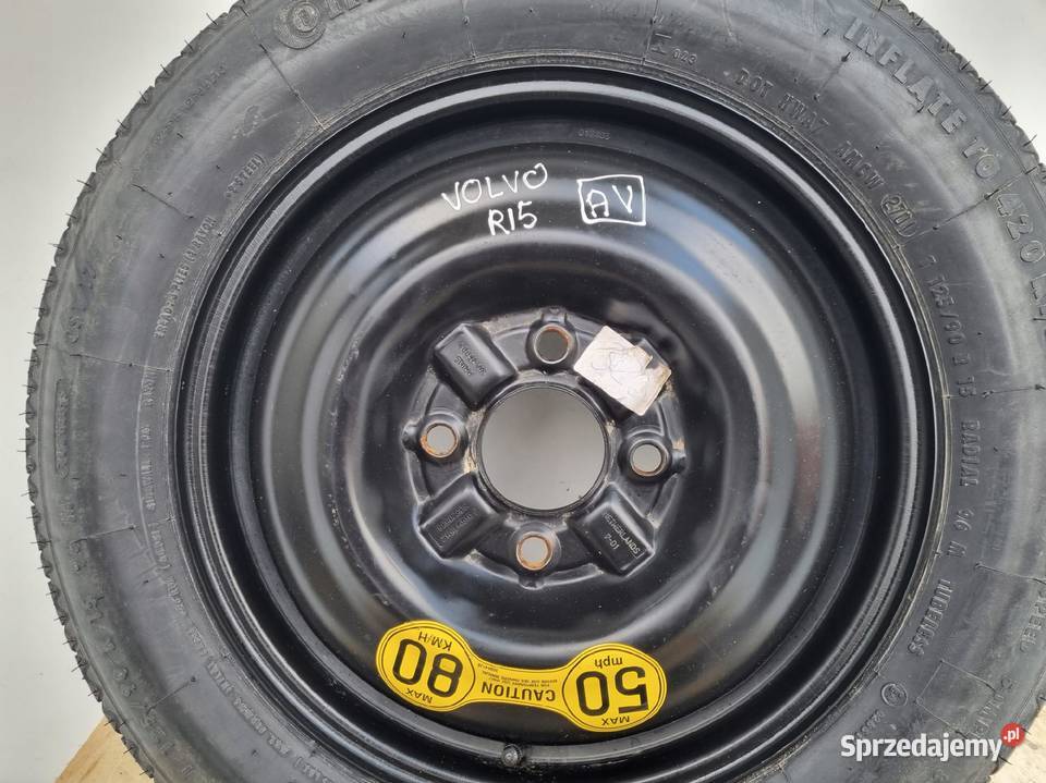 KOŁO ZAPASOWE DOJAZDOWE Volvo S40 V40 KOŁO lubelskie Chełm