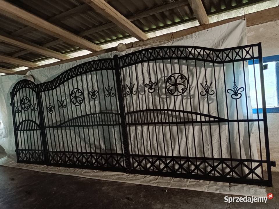 Brama Wjazdowa Dwuskrzydłowa Kuta Pręt Pełny Starachowice sprzedam