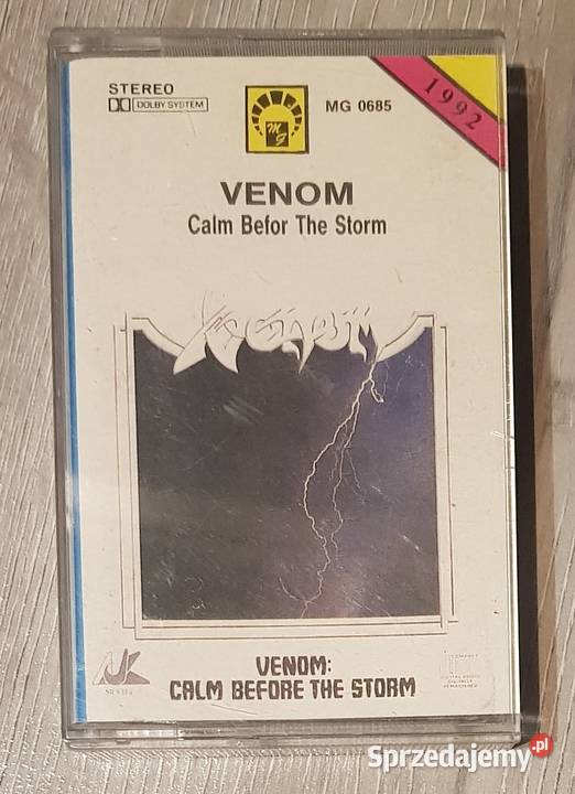 Kaseta magnetofonowa Venom Calm Befor the Storm Ząbki