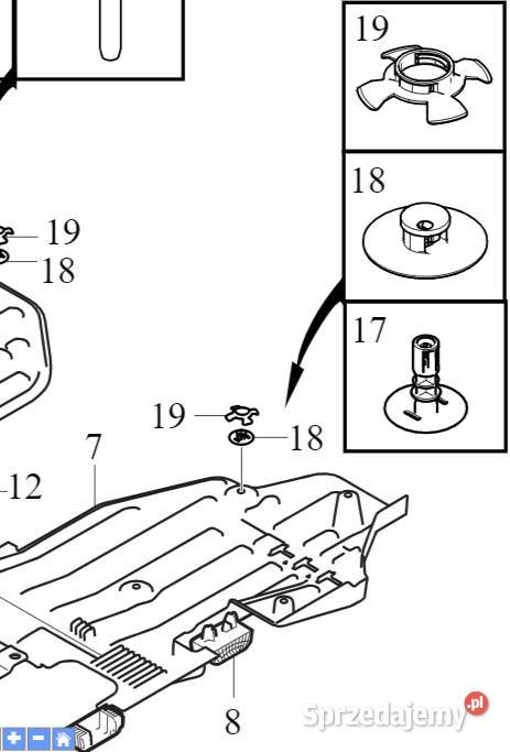 VOLVO XC60 II spinka oslony podwozia kpl OE sprzedam