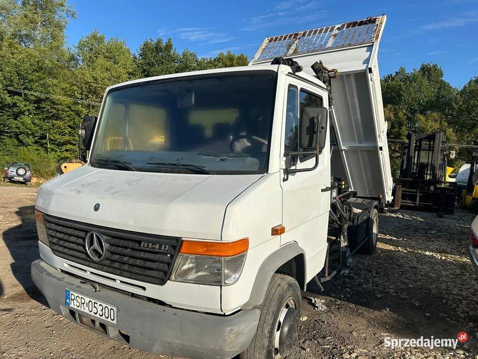 Wywrotka MERCEDES Vario HDS HIAB 055 Duo Łyżka z Tymowa