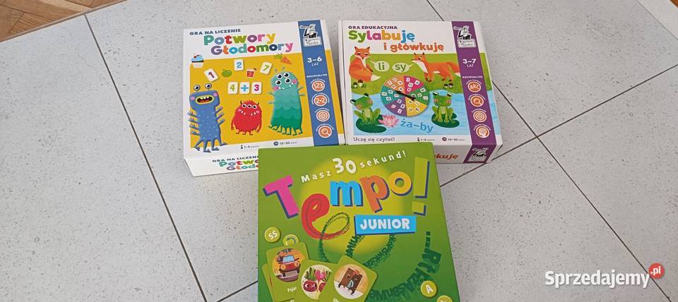 Super okazja 3 gry dzieci w okazyjnej Okazja Warszawa