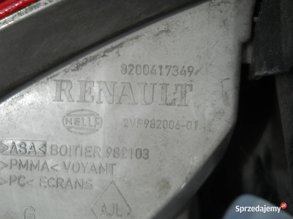RENAULT MEGANE II LIFT KOMBI LAMPA TYLNA LEWA Części Siechnice