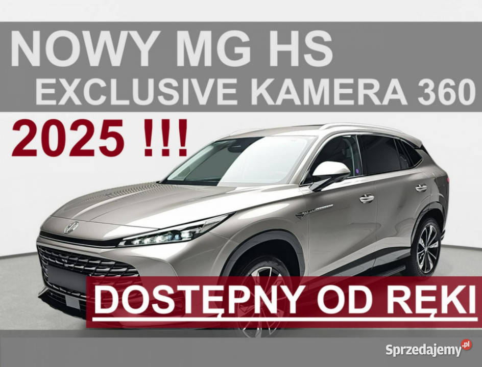 MG HS Nowy MG HS Exclusive 170 Automat Kamera pełny VAT MG Szczecinek