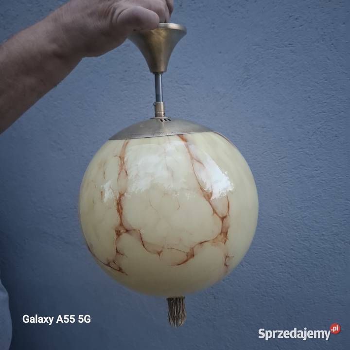 Piękna lampa sufitowa w kształcie kuli dolnośląskie Lubin