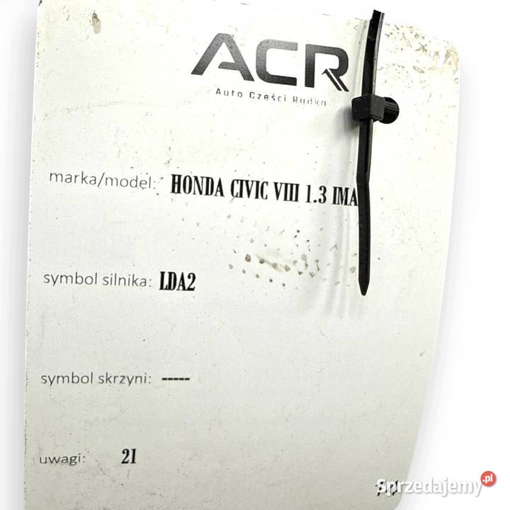 SILNIK LDA2 Honda Civic VIII UFO 13 IMA HYBRID Chełm
