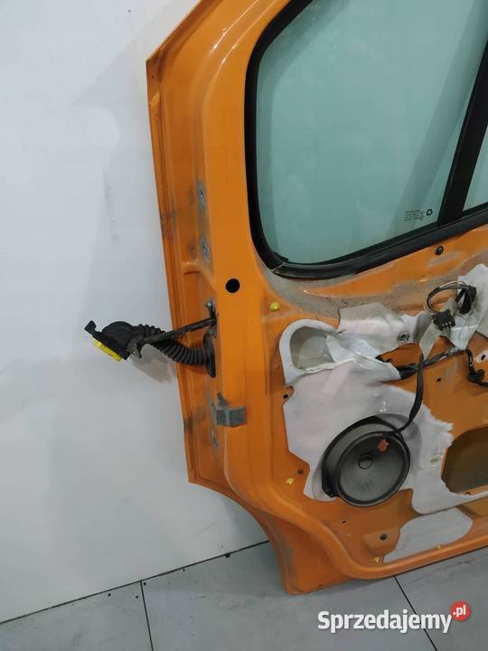 DRZWI PRAWE PRZÓD POMARAŃCZOWE Opel Vivaro I Drzwi