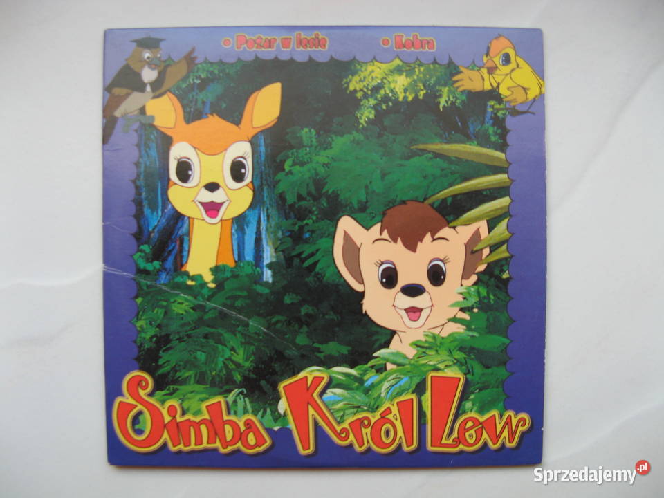Simba Król Lew 5 płyt 10 odcinków 3 i więcej wielkopolskie Poznań