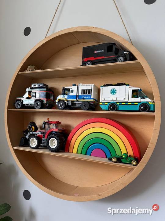 Półka drewniana okrągła 50 małopolskie Kraków