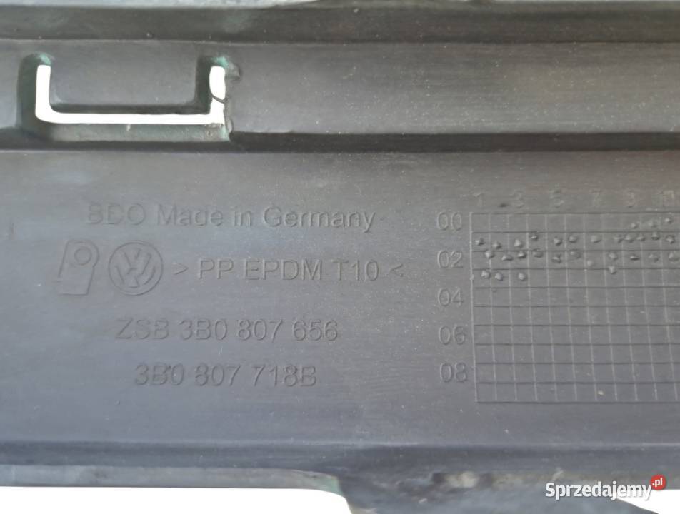 LISTWA ZDERZAKA PRZÓD PRAWY PRAWA VW PASSAT B5 Działoszyce