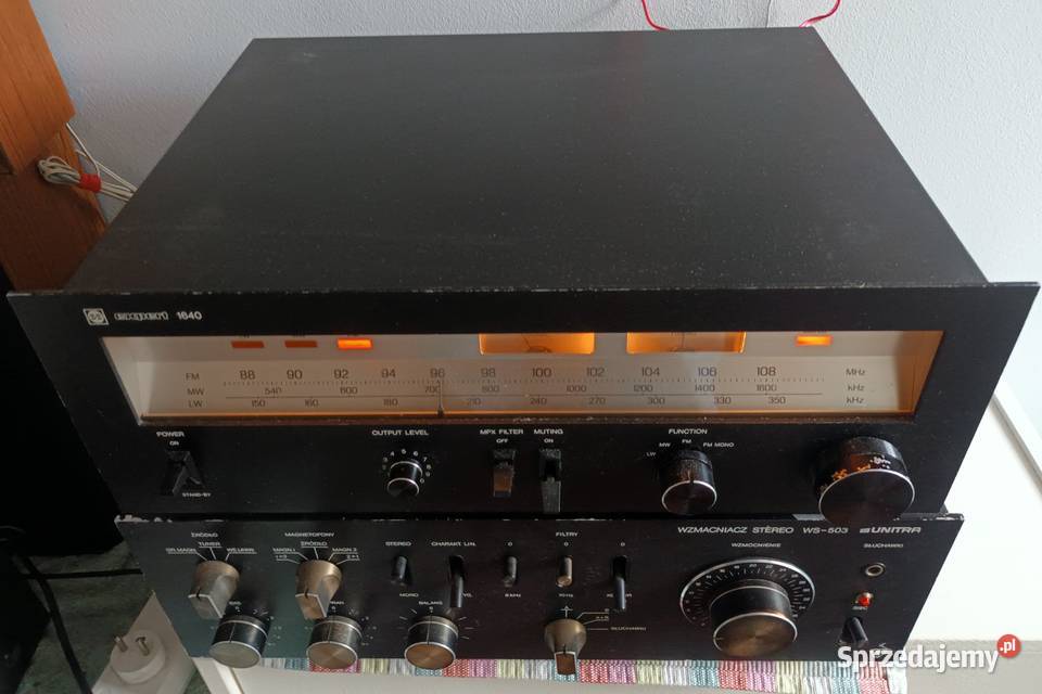 Unitra WS 503 Tuner Ekspert 1640 Sanyo 611 LU Tychy