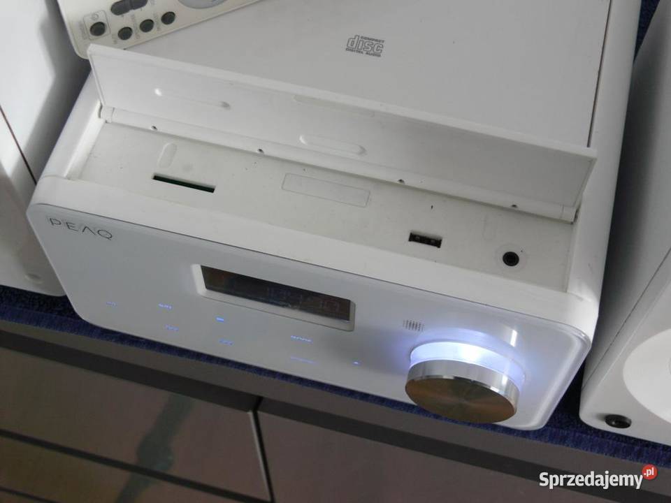 Wieża PEAQ pilot BT USB mp3 RDS AUX kolumny Jasło