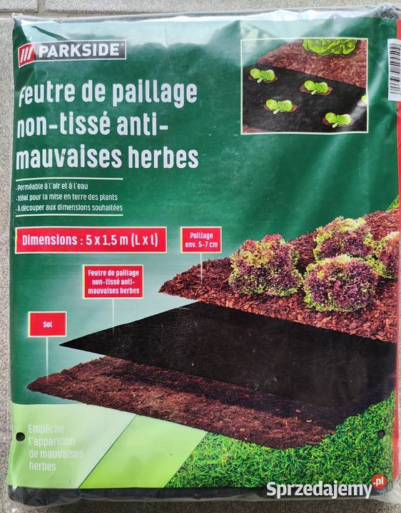 Agrowłóknina Parkside czarny 150 x 500 0 gm Edwardów