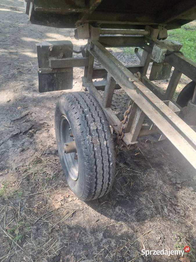 Przyczepa minitraktorek wywrotka 3stronny kiper Krosno Odrzańskie sprzedam