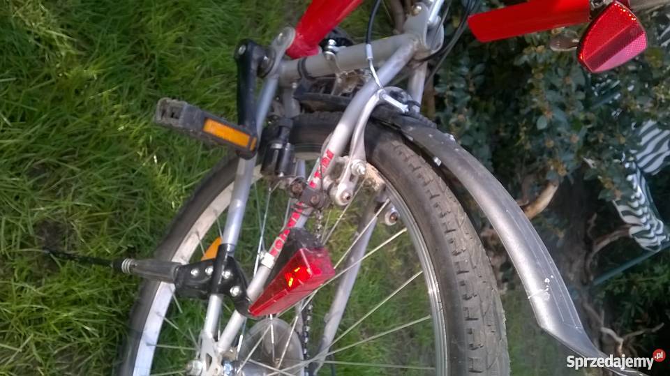 Rower górski z błotnikami i światłami Kraków