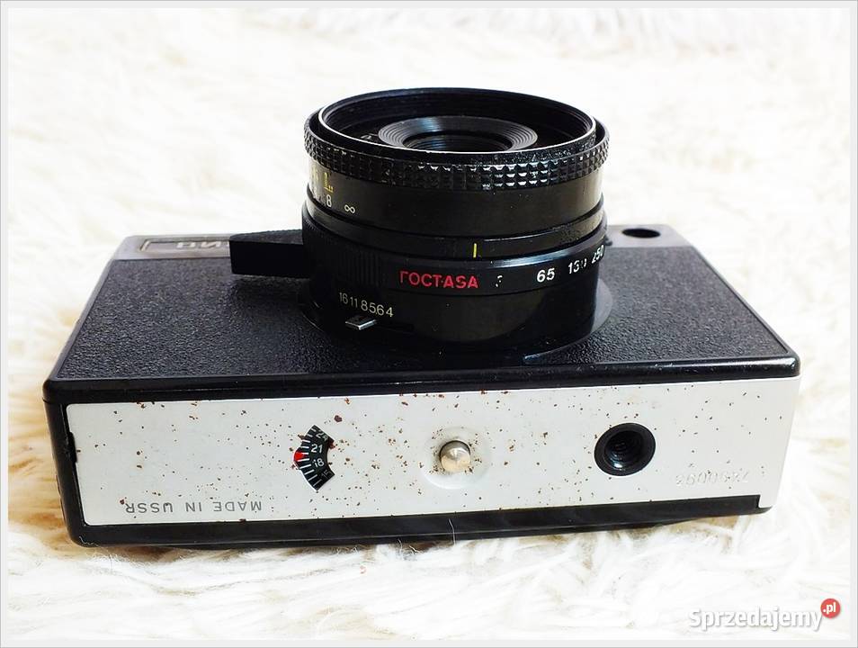 Stary aparat fotograficzny VILIA etui USSR z lat Żary