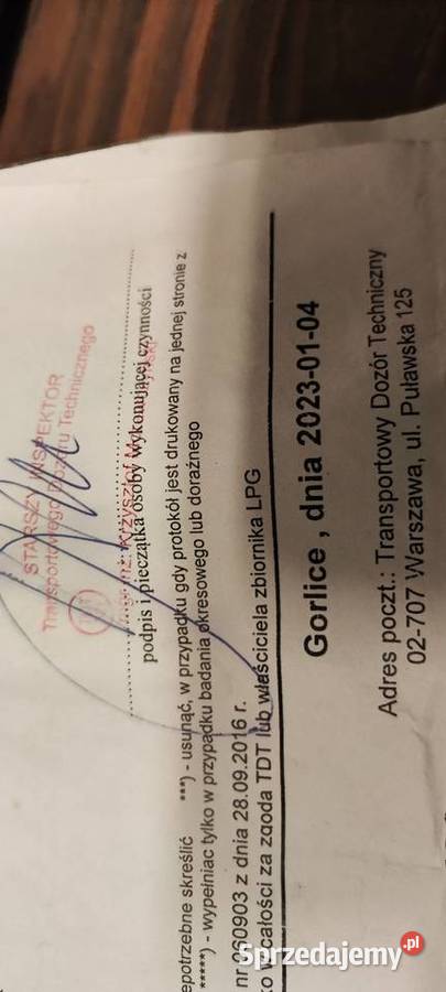 Butla gazowa LPG 47L dwuletnia śląskie