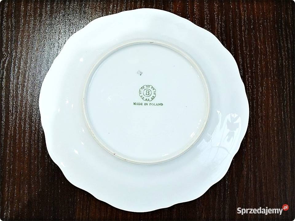 Talerz deserowy Porcelana Bogucice 19 lat 070 Żary