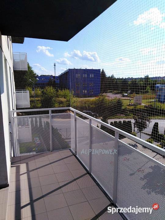 Siatka zabezpieczająca balkon bez wiercenia Warszawa