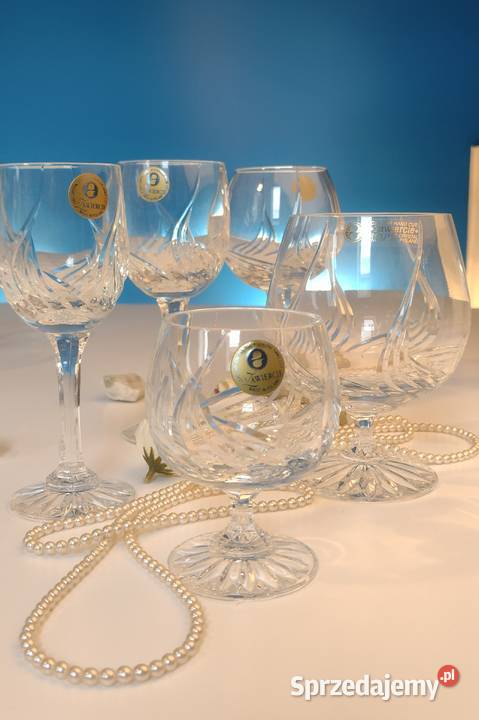 Kieliszki kryształowe styl Glamour Luksusowy Radzyń Podlaski