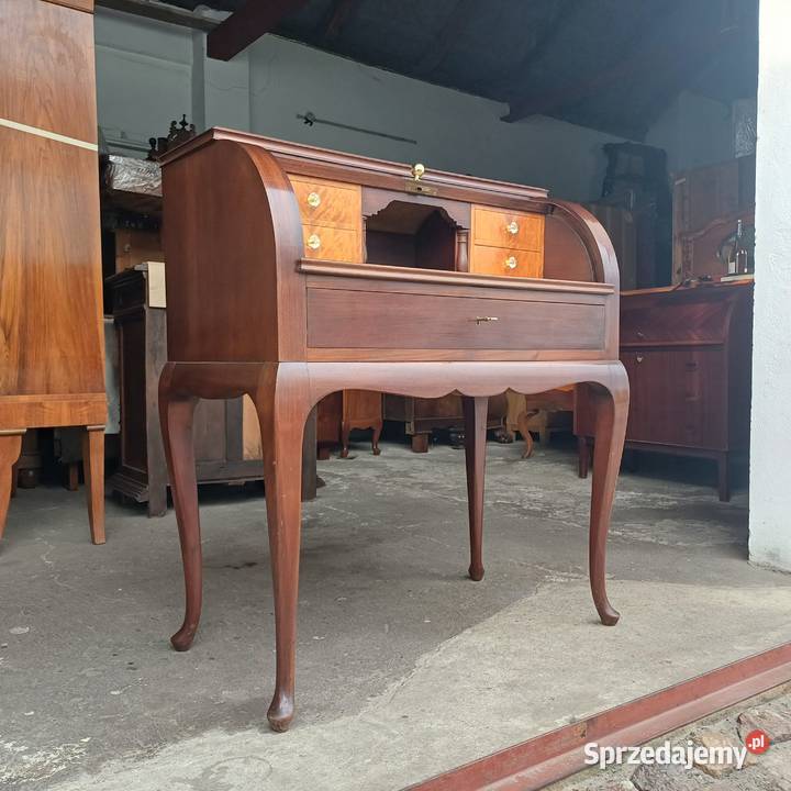 Reprezentacyjne Biurko Sekretarzyk cylindryczny Suchorzew