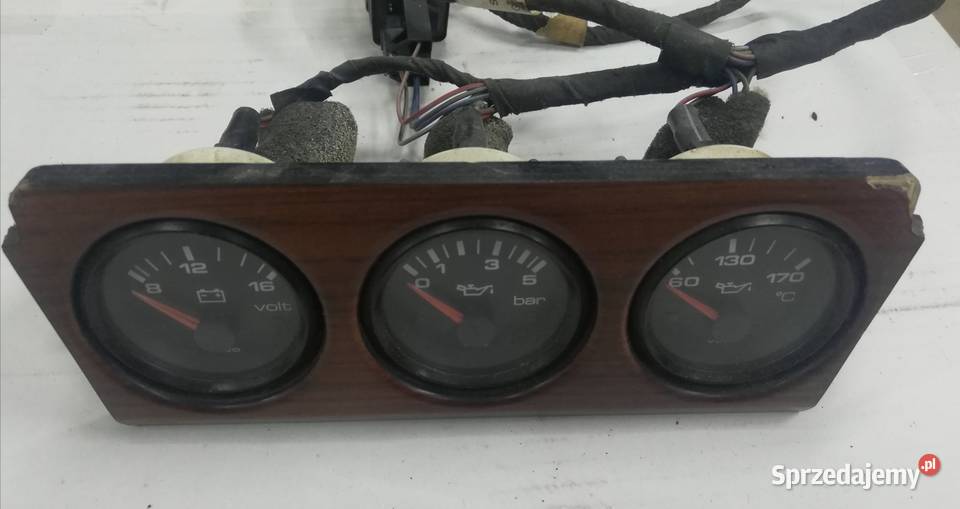 Audi 80 90 b3 b4 dodatkowe zegary drewno Wyposażenie wnętrza Zagórz