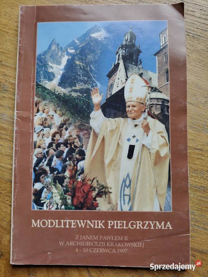 Modlitewnik pielgrzyma z Janem Pawłem II w miękka