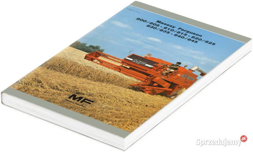 Instrukcja Massey ferguson 800 825 830 835 840 Pozostałe Szamotuły sprzedam