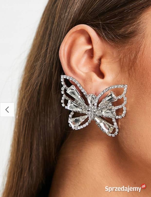 ASOS Duże Bogato zdobione kolczyki z Londynu Dla kobiet Kraków