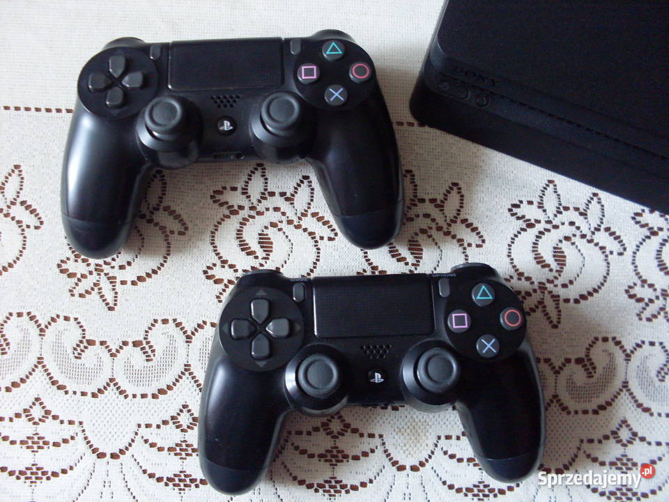 Konsola PlayStation 4 slim pad gry Łańcut