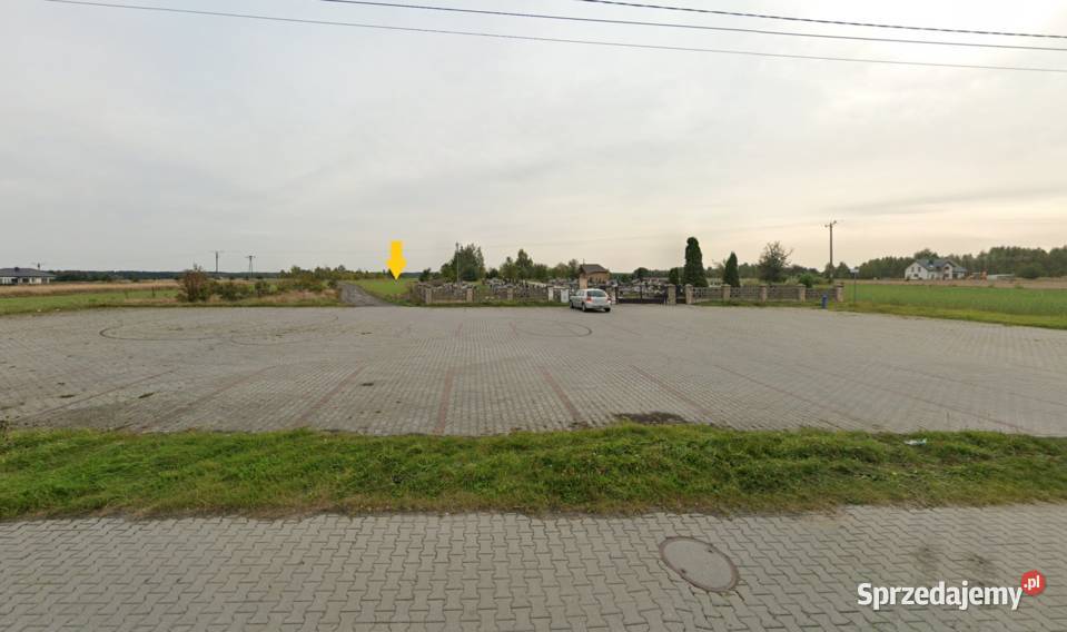 Działka rolnoprzemysłowa niezarośnięta dobrze gaz Nieruchomości Śmietanki sprzedam