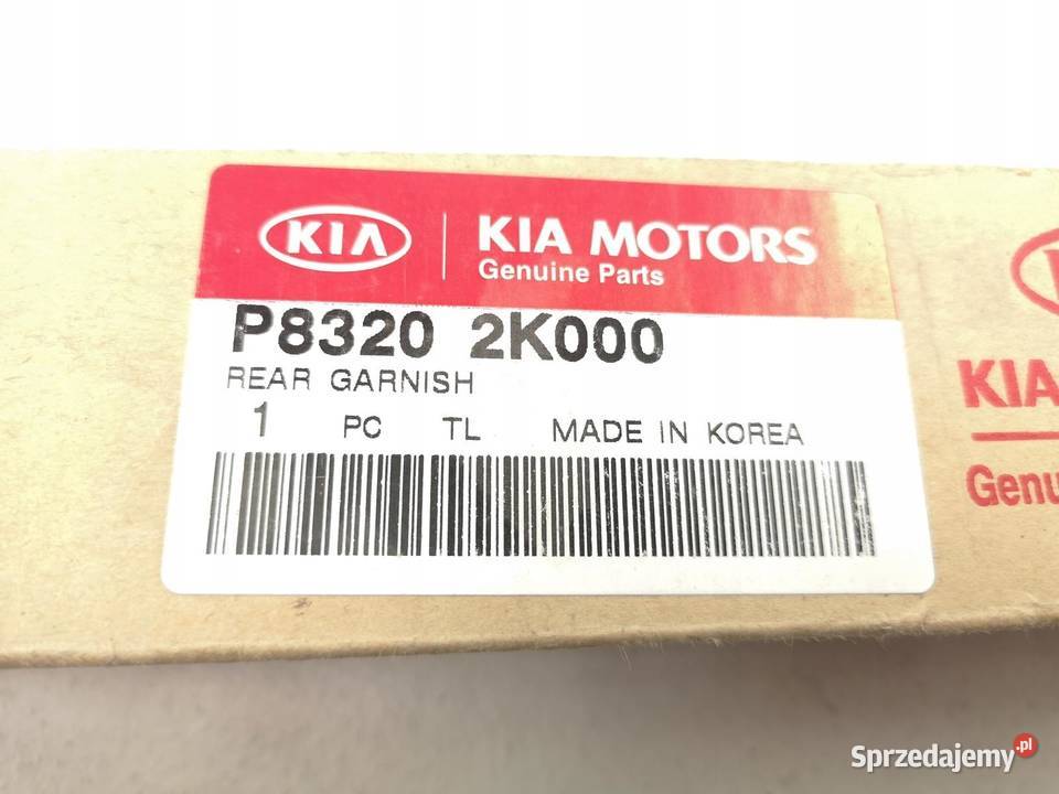 OSŁONA TYLNA OZDOBA ZDERZAKA KIA SOUL 20082011 lubelskie