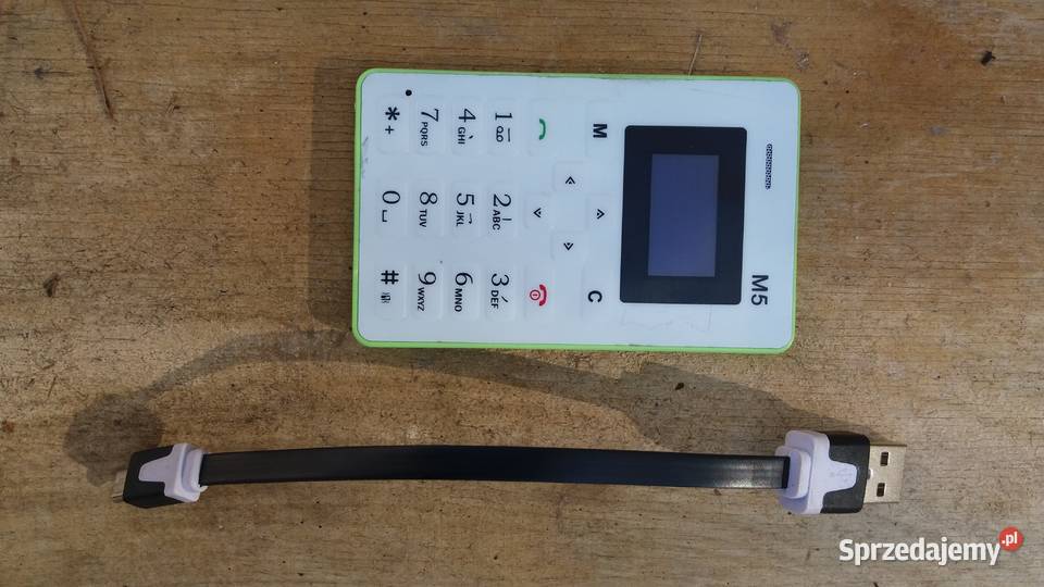 Mini telefon AEKU M5 micro SIM biało zielony 0 Tarnów
