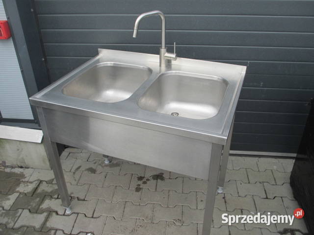 Zlew 2 Komory Dwukomorowy z Półką 1007085 Ostrów Wielkopolski