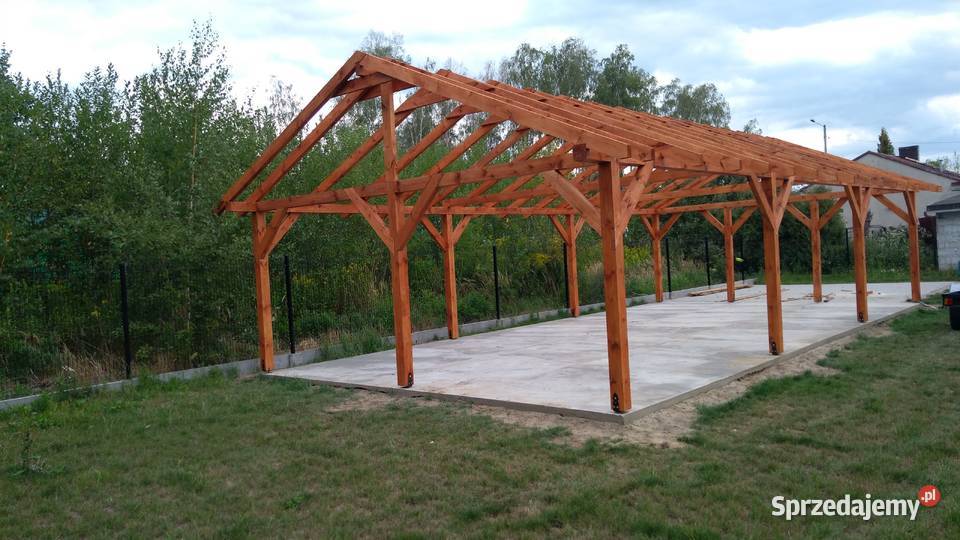 Wiata drewniana 12 x 6 Pozostałe mazowieckie