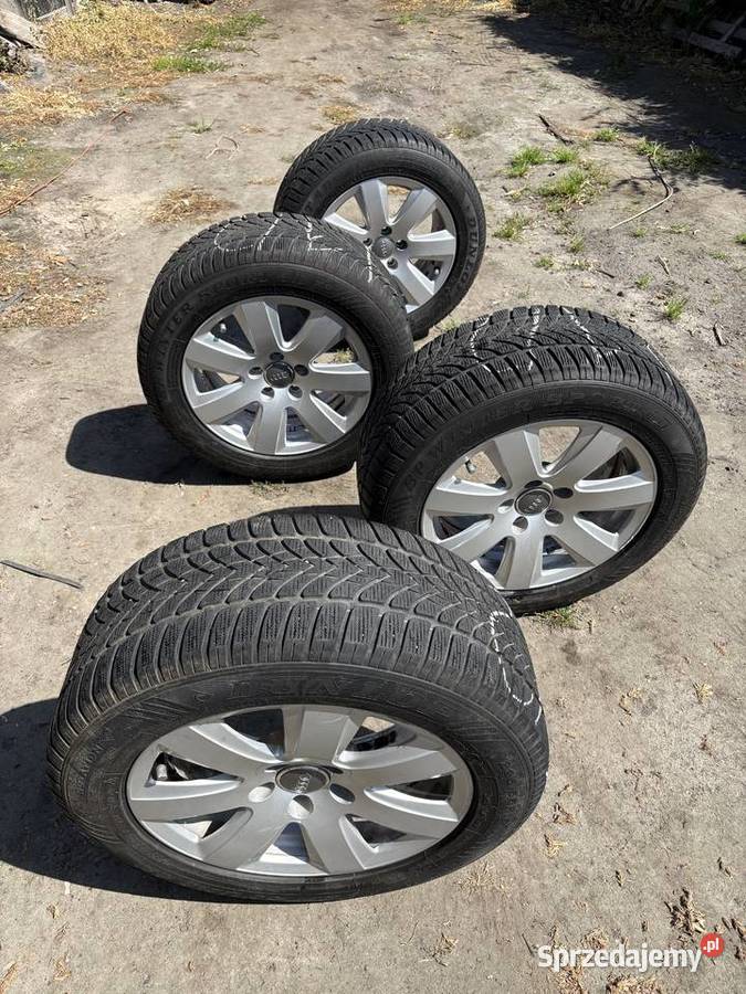 Felgi z oponami audi 4F0601025AJ 75JX16 H2 ET45 Jelcz-Laskowice sprzedam