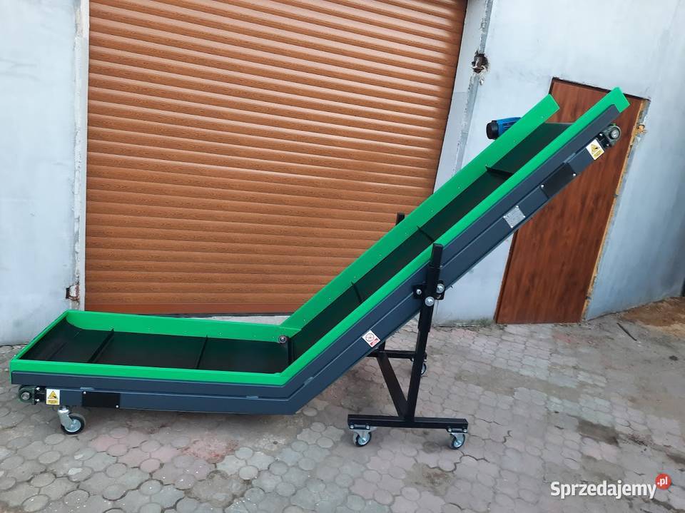 Taśmociąg przenośnik taśmowy do pakowania warzyw Łowicz