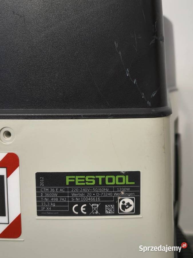 Odkurzacz festool żyrafa zestaw do gładzi małopolskie Brzesko