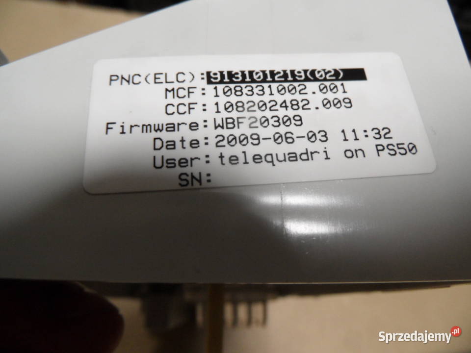 programator pralki electrolux EWT10410W Radlin sprzedam
