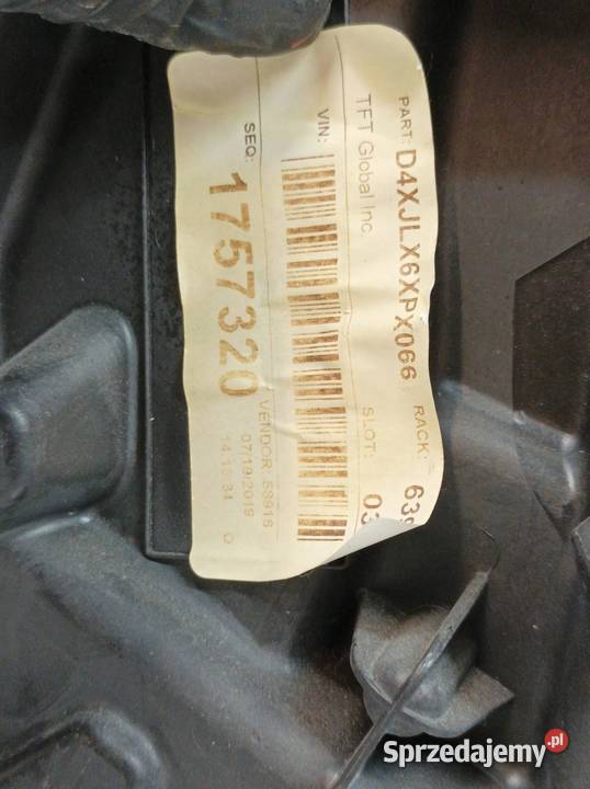 MECHANIZM SZYBY PRAWY TYŁ D4XHLX6XPX058 Dodge Mechanizmy opuszczania szyb sprzedam