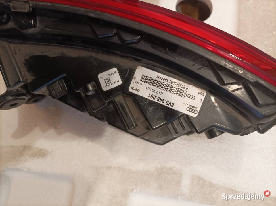 Audi S3 A3 8V sedan lampy tylne led łódzkie Łódź