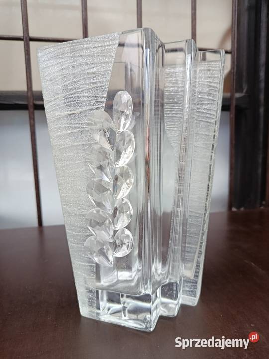 Wazon z kryształkami Swarovskiego Porcelana i szkło Warszawa