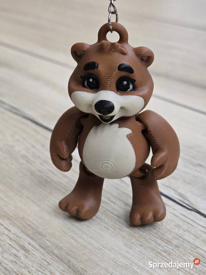 Przytulny breloczek Miś 3d brelok druk3d Chełm