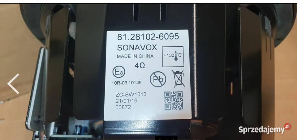 Głośnik Niskotonowy Subwoofer SONAVOX Szczebrzeszyn