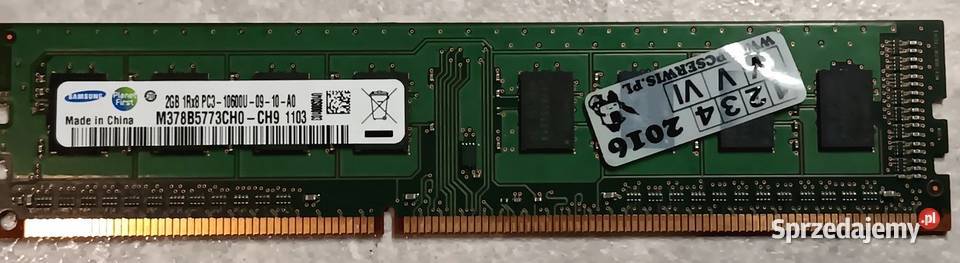 RAM Samsung 2GB DDR3 PC310600 Podzespoły bazowe Opole
