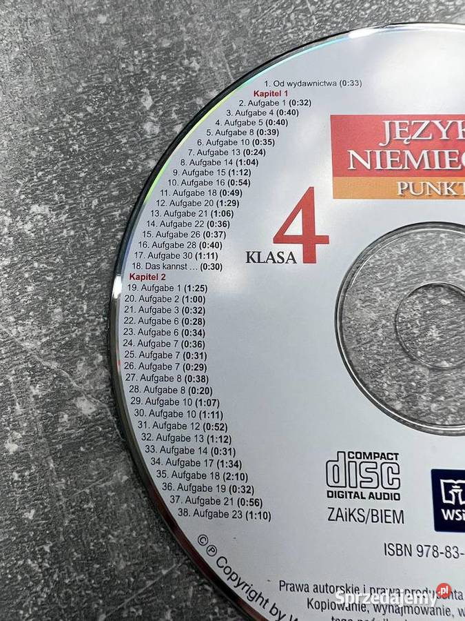 Język niemiecki Punkt 4 płyta Pozostałe Jasło