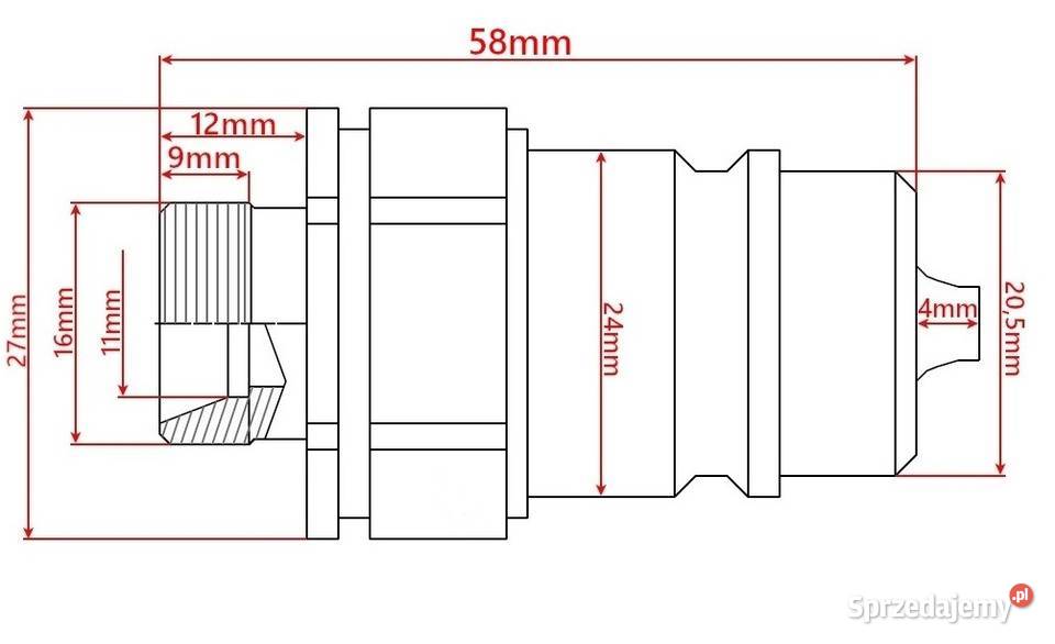 Szybkozłącze Hydrauliczne Złącze EURO Wtyczka Solec Kujawski