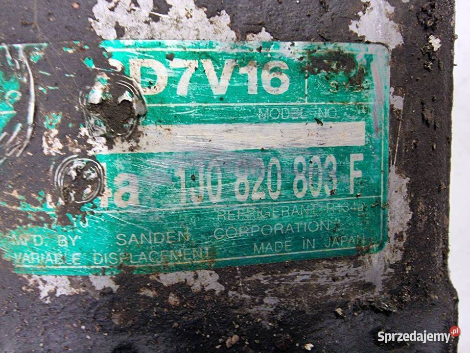 SPRĘŻARKA KLIMATYZACJI SEAT LEON 1J0820803F Lipno