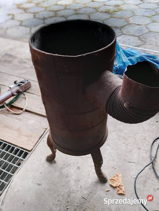 Żeliwny cyganek piecyk koza piec